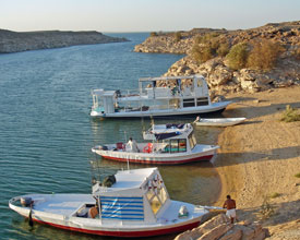 Mother ship & safari boats