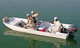 Stealth boat versatile fishing platform